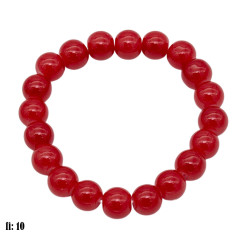 Bransoletka - szkło [rubin] - FM9275-CP!90